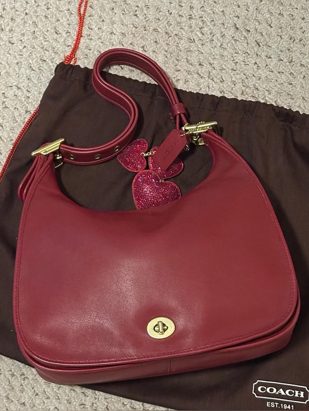 Coach Legacy Crescent Flap Bag (Style #9718) | MADE IN USA